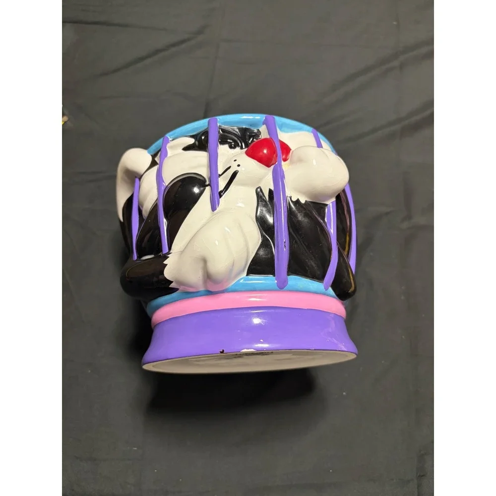 Vtg Looney Tunes Sylvester Tweety Cookie Jar Gibson 2002 Warner Bros Collectible